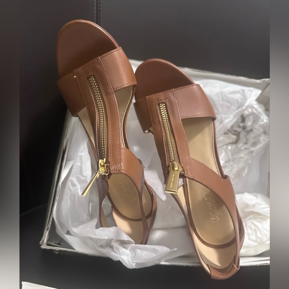 Michael Kors Berkley Leather Sandals